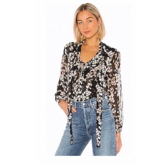 Misa Los Angeles Patia Floral Blouse. - Picture 2 of 9